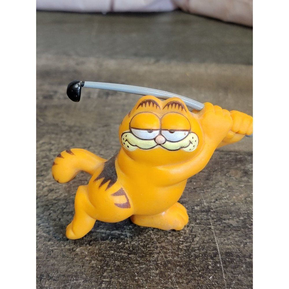 Garfield golfing‎ golfer toy figure collectible